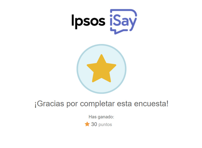 Encuesta pagada en Ipsos iSay